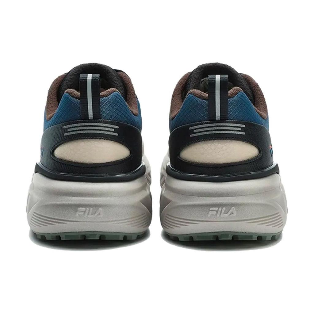 Fila Explorer Удобные Универсальные Классические Флисовые Утепленные Прочные Низкие Кроссовки для Бега Мужские кроссовки Серо-синие A12M341218FSC