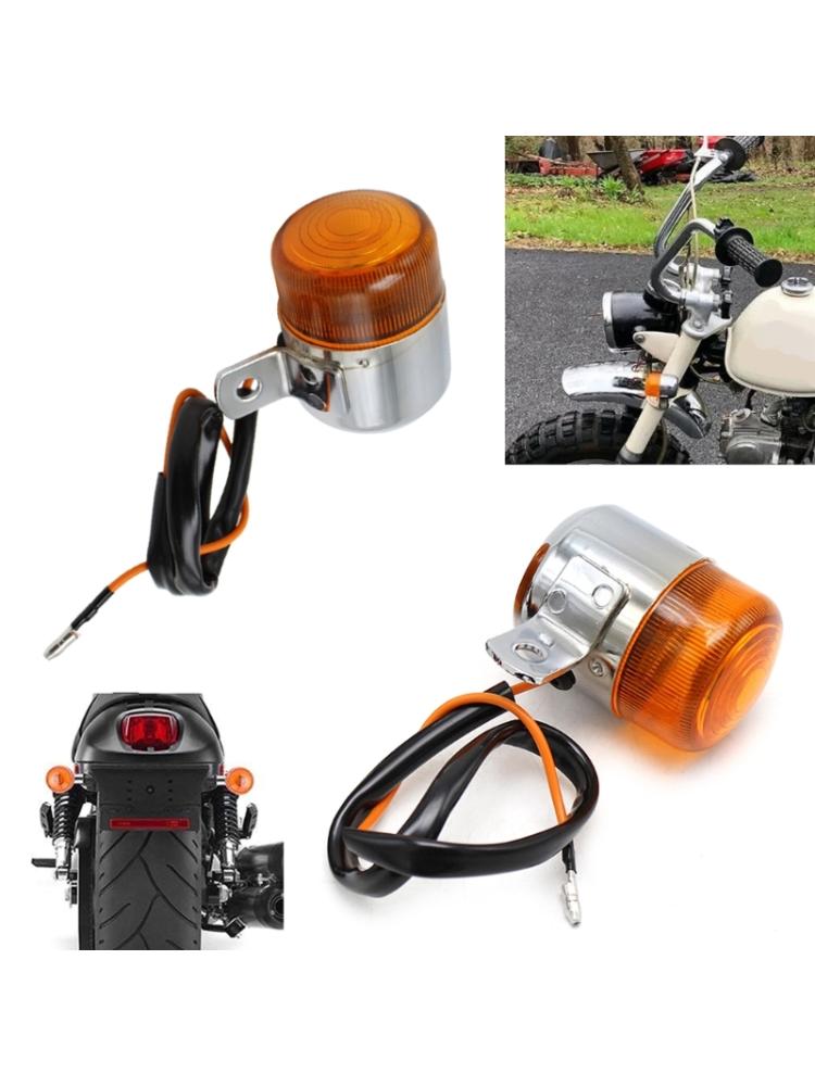 12V LED Turn Signal Kit Front Turn Signal Light Modified Amber Light LED Motorcycle Turn Signal Light