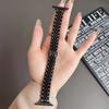 Женские тонкие ремешки для Apple Watch Ultra 2 49 мм 10 46 мм 42 мм Нержавеющая сталь Ремешок Iwatch Серии 9 8 7 6 5 SE 41 мм 40 45 мм 44 38 мм