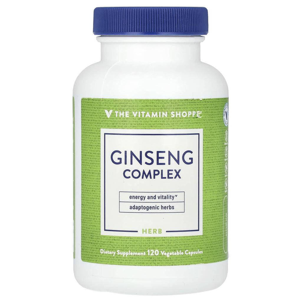 the Vitamin Shoppe Ginseng Complex, 120 Veggie Capsules