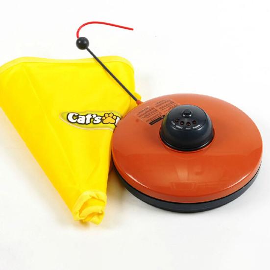 Электрическая игрушка для кошек Кошачья палочка Интерактивная Игра в прятки Кошачья волшебная палочка Вращающаяся на 360 градусов Игрушка с мышиным хвостом Товары для домашних животных