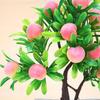 Artificial Plant Potted with Foam Fruit for Home Living Room Tabletop Decoration