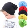 Cute Solid Color Baby Kids Beanie Cap Boys Girls Infant Warm Cotton Knitted Hat