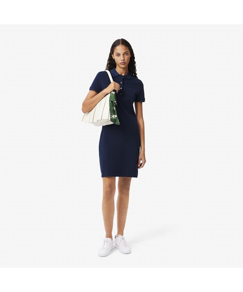Lacoste Women'S Slim Fit Mini Pique Polo Dress Ef5473-55G 166