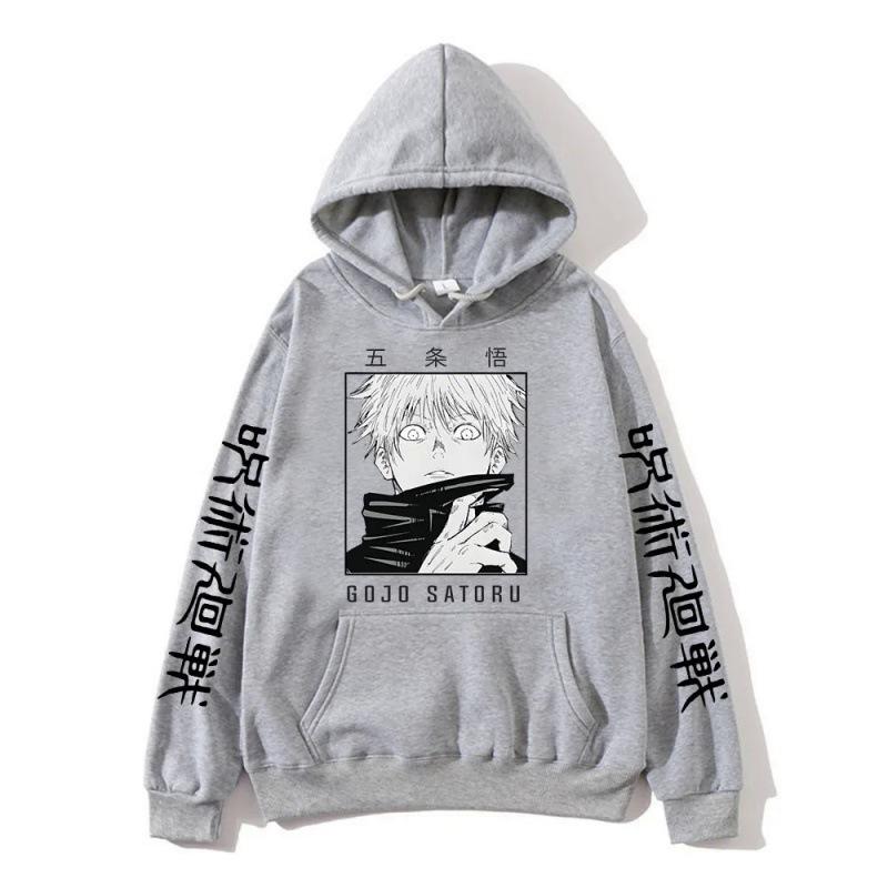 Spell Back To War, Wujo Wu Peripheral Printed Sweater Spring And Autumn Casual Men'S And Women'S Long-Sleeved Hoodie Anime