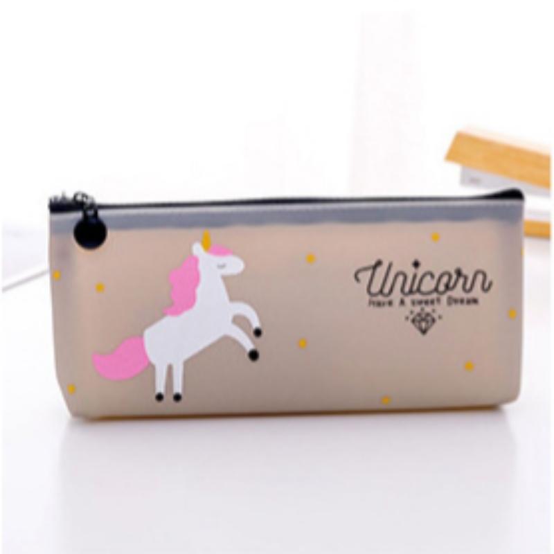 ПВХ желе клей милый пенал простой маленький большой вместимости сумка для хранения канцелярских товаров студенческие школьные принадлежности сумка для хранения пенал подарки