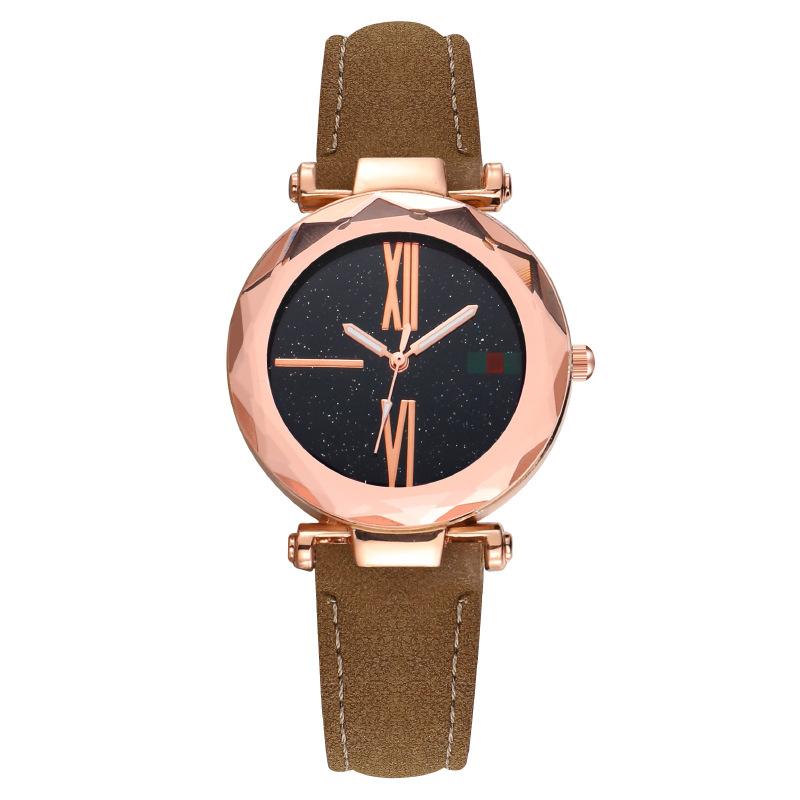 Модные женские часы Starry Sky, женские часы с ремешком, кварцевые часы