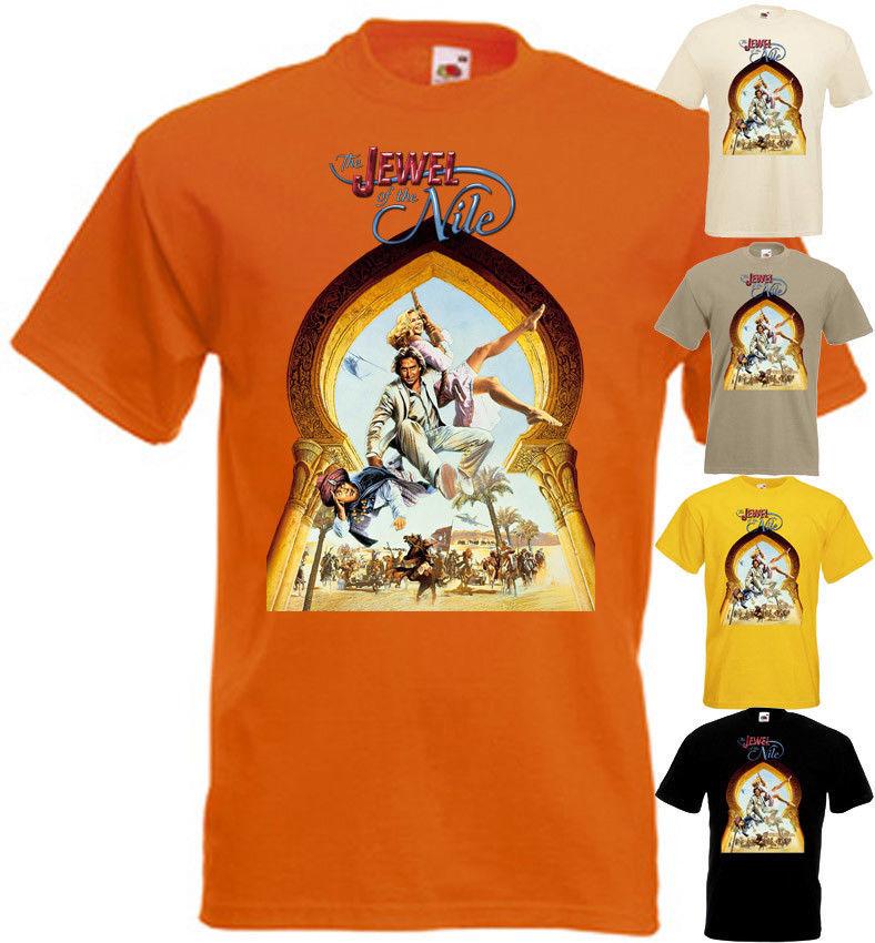 The Jevel Of The Nile v2 T-shirt black orange khaki movie poster all sizes S5XL