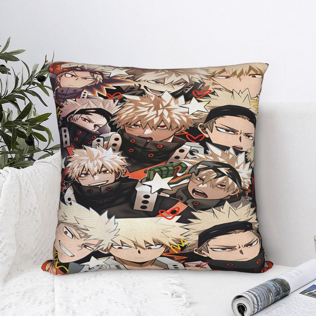 Katsuki Anime Bakugo Pillow Case Comfy Pillow Cover For Wedding Party Home Decor Fashion Cushion Cover