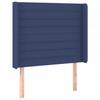 VidaXL LED Headboard Bedroom Furniture Single Bed Accessory Headboard Bed Frame Interior Blue 3124176