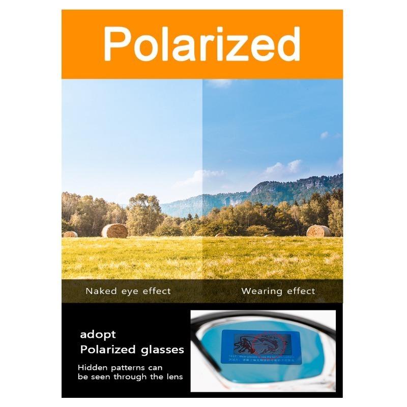 Square Sunglasses for Men Polarized UV400 Fashion Sunglass Sport Sun Glasses Driving Vintage Oversized Big UV Protection Shades