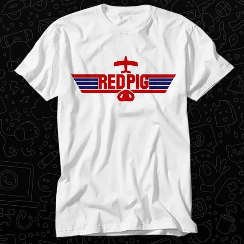 Верхняя C*ка Грубая Оскорбительная Красная Свинья Культовое Кино Мем Лучший Продавец Футболка 478