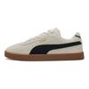 Puma Club II Era Повседневная мода Универсальные Амортизирующие Прочные Легкие Дышащие Низкие Кеды для Скейтбординга Унисекс кроссовки Бежевый Черный 400717-10