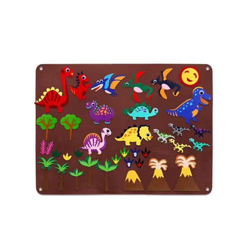 Interstellar Felt Learning Board: Children's Interactive Dress-Up Puzzle for Cognitive Development