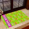 Green Alien Adventure Personalized Name Carpet Design for Outdoor Hallway Dining Room Kitchen Anti-slip Rug Decorate Offices