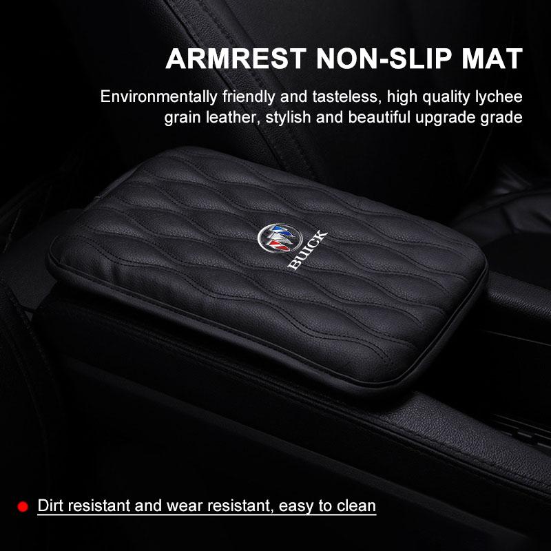 1Pcs Leather Auto Armrest Pads Protective Waterproof Hand Cushion For Buick Envision GS GL6 GL8 Avenir Riviera Lesabre Velite Verano