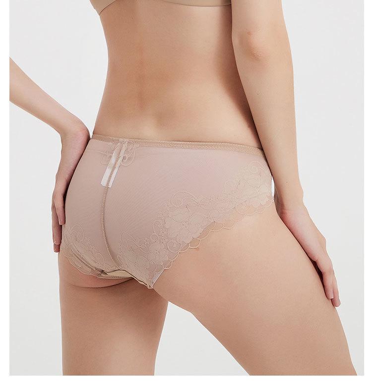Sexy French Lace Panties: Breathable, Comfortable, Pure Cotton Crotch, Low-Waist Hip-Lifting Design