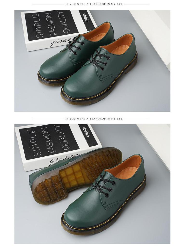 1461 Унисекс Ботинки больших размеров из коровьей кожи в повседневном стиле