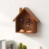 Small Houses Shelf Wood Materials Organizers Wall Mounted Designs for Home Decorative and Functional Storage Solution