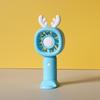 3-Speed Colorful Mini Handheld Electric Fan with Phone Holder and Base