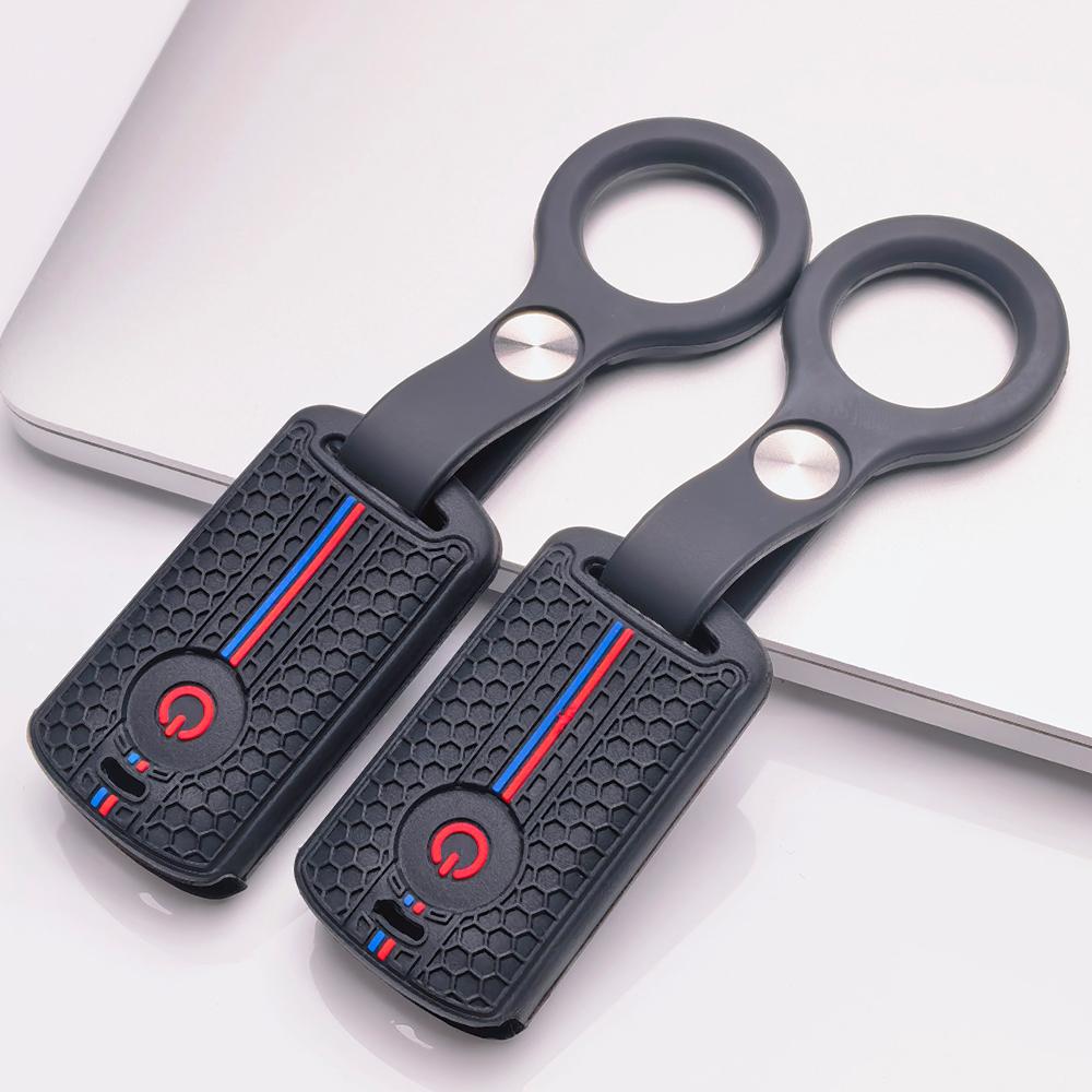 Moto Key Cover for Honda PCX Forza SH150 SH300 XADV Vario Scoopy Yamaha Nmax Xmax Aerox Filano Lexi Fazzio Freego TMAX with Keychain Key Fob Protector