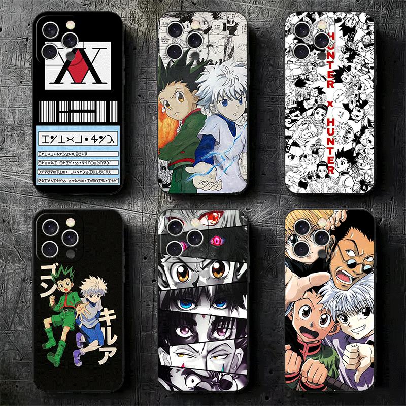 Hunter X-Hunters Anime Soft Phone Case for iPhone 16 16E 17 Air 15 Pro Max 14 Plus 13 Mini 11 12 7 Black Cover Back Shell