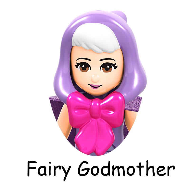 Нетоксичные сказочные принцессы дети Белль Чудовище Золушка Анна Оливия Модель Фигурка Блоки Конструктор Строительные Кирпичики Игрушки Для Детей