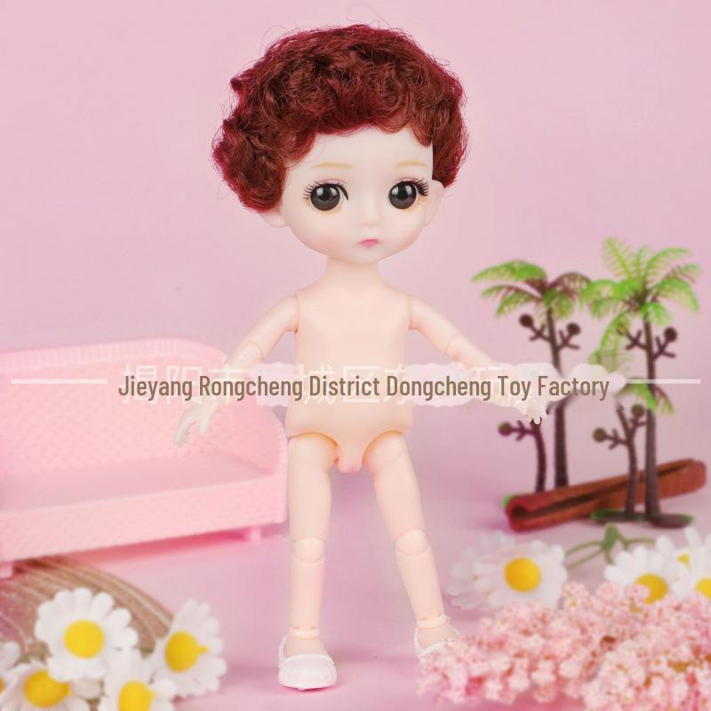 17 см мини-кукольное тело BJD - 6 дюймов принцесса девочка, 16 см маленькая голая кукла