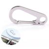 Rope Outdoor Tool Spring Quick Buckle Hanging Buckle Stainless Steel Keychain D-shaped Carabiner