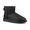 UGG Классические Мини Кожаные Снегоступы Черные Женские 1016558-BLK