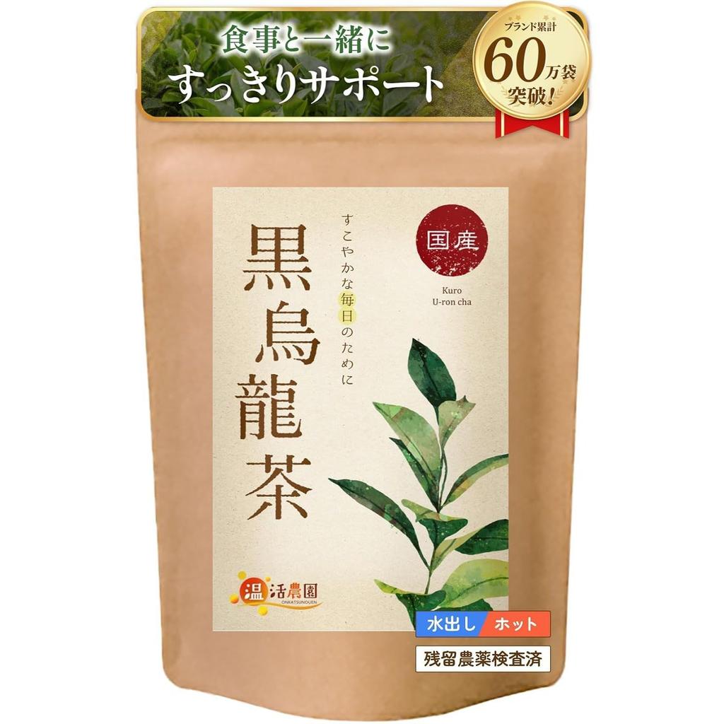 Onkan Nouen Black Oolong Tea Domestic Bags Cold Brew 2g30 Packs Residual Pesticide Tested No Additives Preservatives Colorings