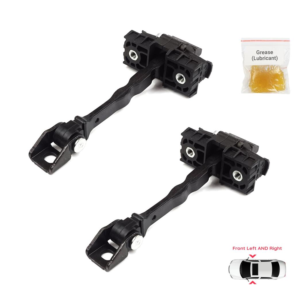 BDP1346-1 2 Pieces Front Door Hinge Brake Stop Check Strap Limiter for VW UP! Skoda Citigo Seat Mii 2011-2024 5-Door Hatchback 1S0837249