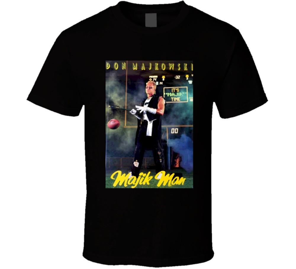 Ретро Футболка Green Bay Don Majkowski Majik Man Унисекс