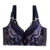 Push Up Padded Bras for Women Lace Plus Size Bra Add Two Cup Underwire Brassiere C D E Cup Plus Size Bras for Women