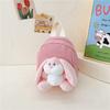 Cute Plush Cartoon Rabbit Doll Decoration Children Backpack For Preschoolers