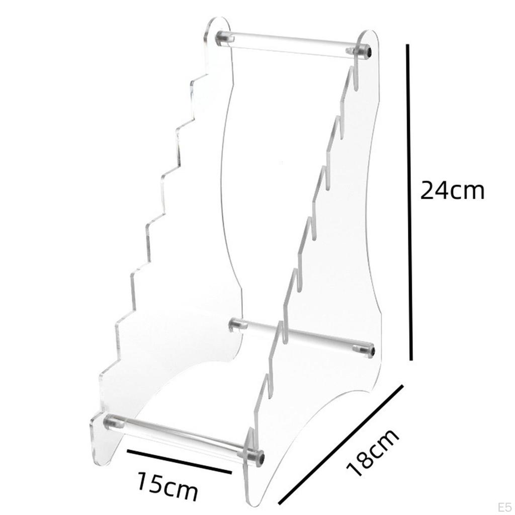 Акриловый настольный держатель для ножей, подставка для лезвия, многофункциональная настольная стойка для хранения