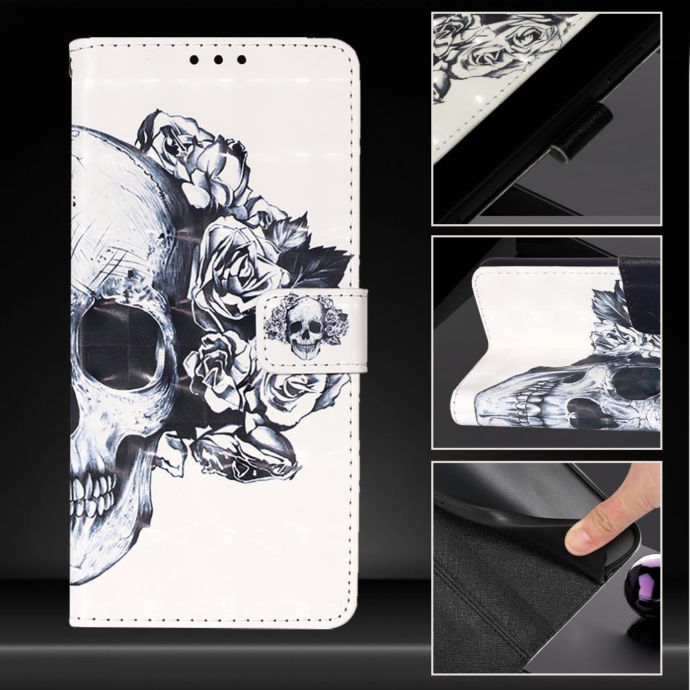 Cute Painted Leather Flip Wallet Case for VIVO X300 X300 Pro X100s X100 T3 T2 T1 & IQOO Z3 Z9x Z9s Z9 Turbo Z10 Z10x