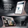 Rotating Case - BOOLING - for iPad A16 (11 ") / iPad 10 2022 (10.9") - with Pen Holder - Pink