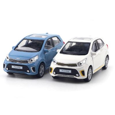 Серия литых мини-машинок Kia All New Morning (Вариант 2 цвета), 1 кусок