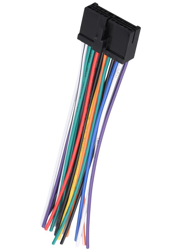 Спецификация Радиопроводка 20pin Подходит для большинства автомобильных радиоприемников T-образный разъем 8-12 В Кабель-адаптер Шнур питания для грузовиков