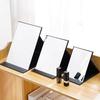 Mirror Makeup Mirror Folding Desktop Portable Portable HD Student Dormitory Leather Mirror Women's Large and Small Desktop Dressing Mirror