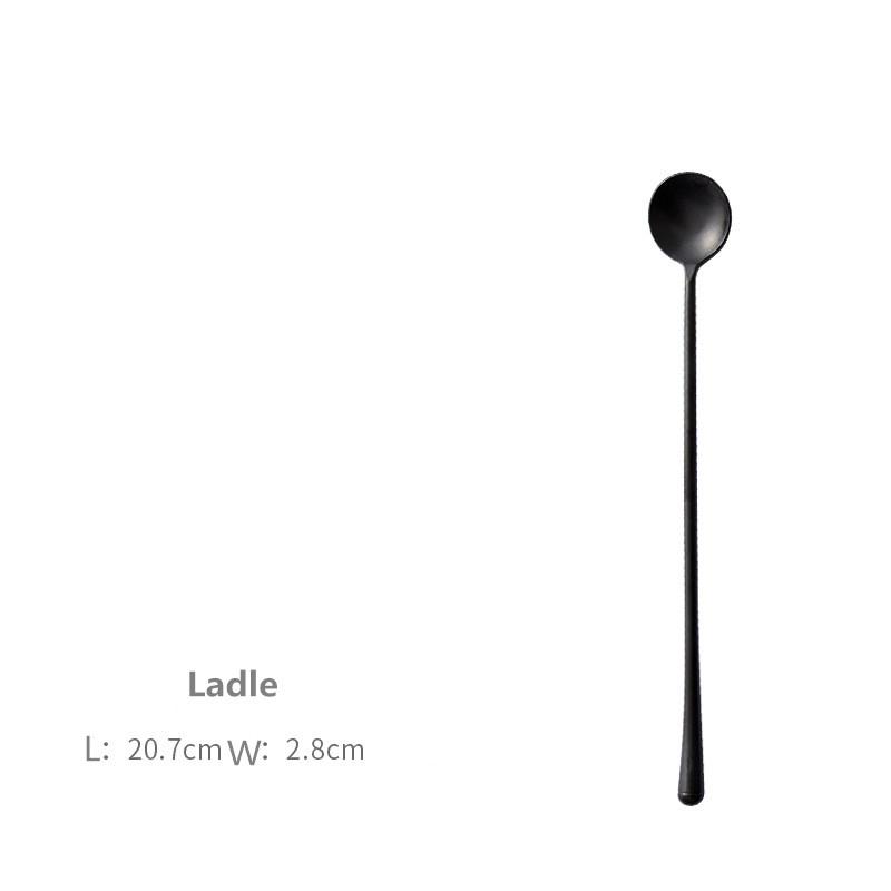 Набор столовых приборов в стиле ретро черного цвета из нержавеющей стали 304, набор из трех предметов: нож для стейка, вилка, ложка, кофейная ложка, вилка для фруктов