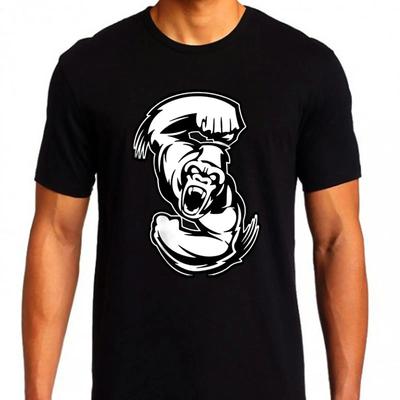 Gorilla Power Awesome Urban Graphic Trendy Design T Shirt Vintage Top For Everyday Wear Homme Stylish Soft Comfortable