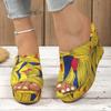 Summer 2025 New Summer Women Wedges Sandals Anti-slip Platform Shoes Women Trend Casual Open Toe Beach Sandals Zapatos De Mujer