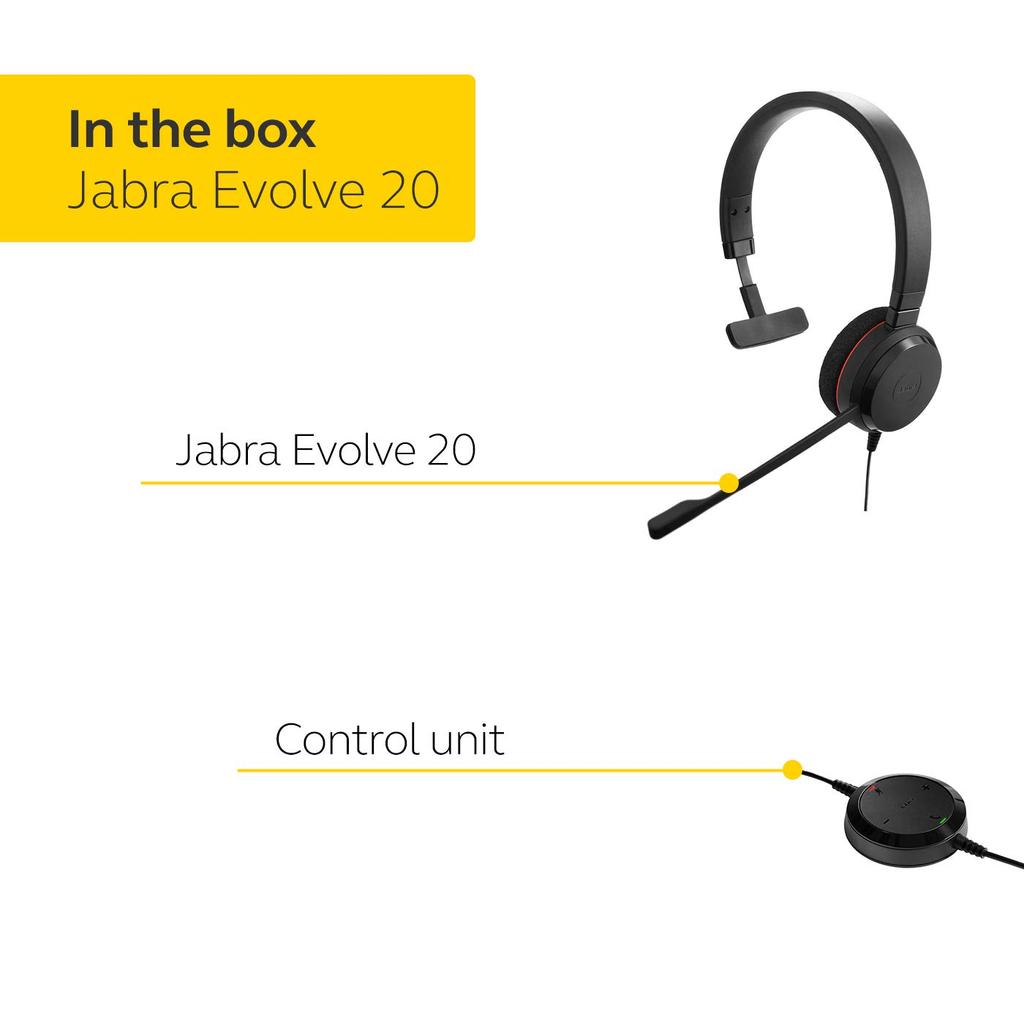 GN Audio Japan JABRA PC монофоническая гарнитура EVOLVE 20 UC "Jabra Mono" 4993-829-209