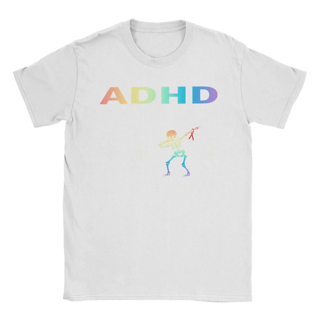 Футболка ADHD Iti S Not Disability Летняя Мода Футболки Унисекс Хлопок Круглый Вырез Оверсайз Футболки С Коротким Рукавом Уличный Стиль Футболка