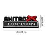 Наклейки на автомобиль SHITBOX Edition Эмблемы Значок для экстерьера грузовика 3D Значок Автомобильная наклейка Замена таблички для автомобиля Грузовики Универсальный Stic