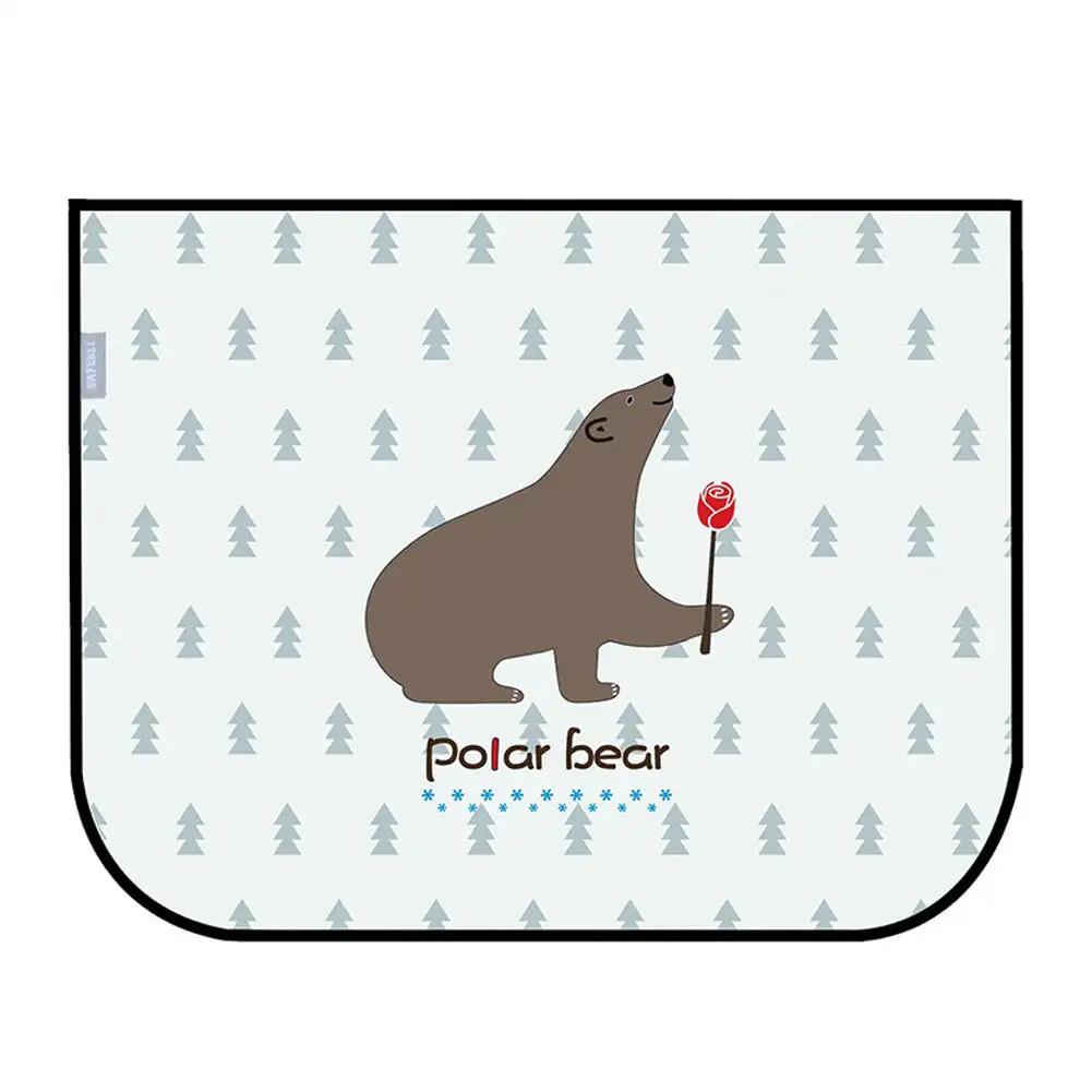 Автомобильная магнитная шторка на окно автомобиля, солнцезащитный козырек с рисунком, универсальная боковая солнцезащитная шторка с защитой от ультрафиолета для детей