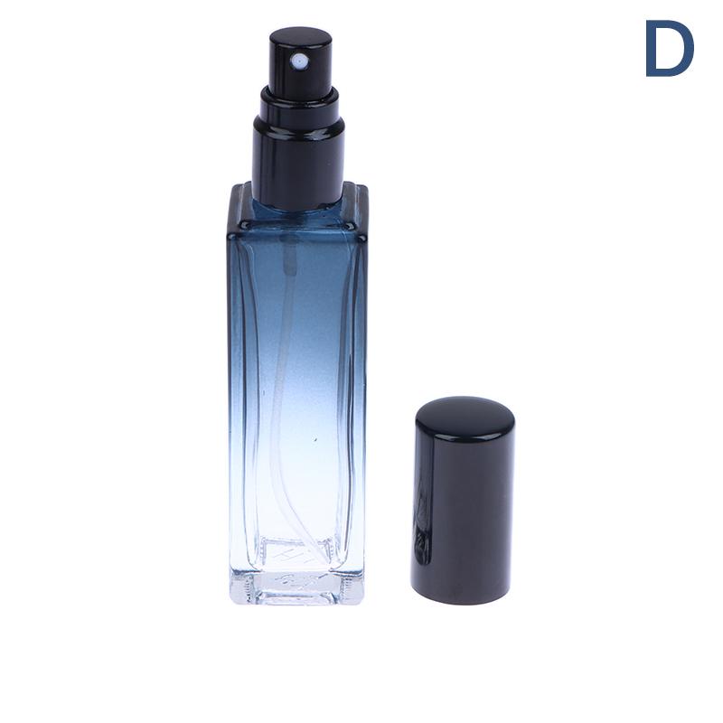 1 Pc Gradient Blue Perfume Bottle 5ml 9ml 20ml Perfume Spray Bottle Empty Glass Atomizer Travel Cosmetic Bottle