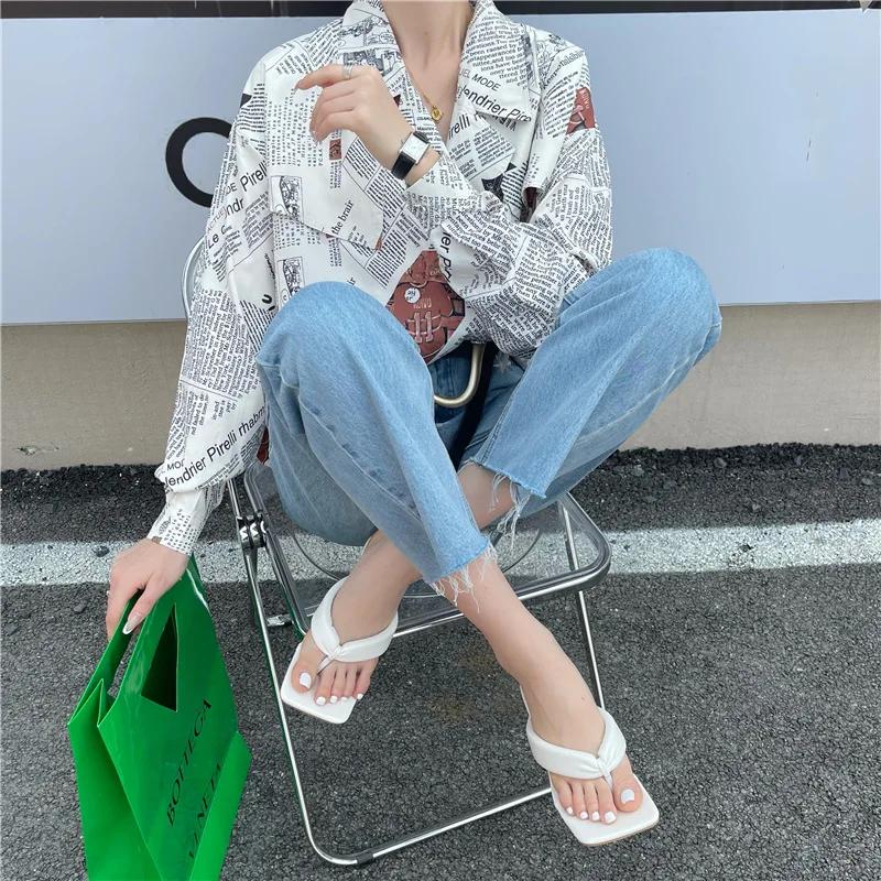 2024 Летняя мода Шлепанцы с квадратным носком Женские тапочки Туфли на высоком каблуке Женские мюли Шлепанцы для женщинld5f